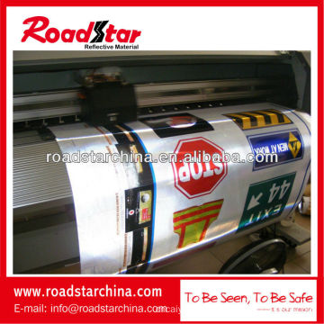 Advertising grade reflective film for digital printing